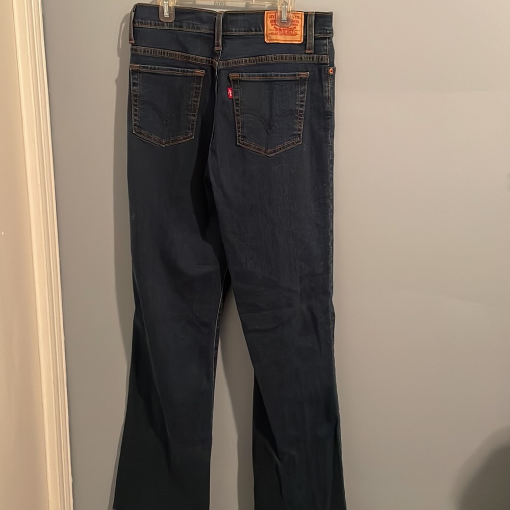 Levi's Dark Blue Boot Cut Women's Jeans - Picture 3 of 14